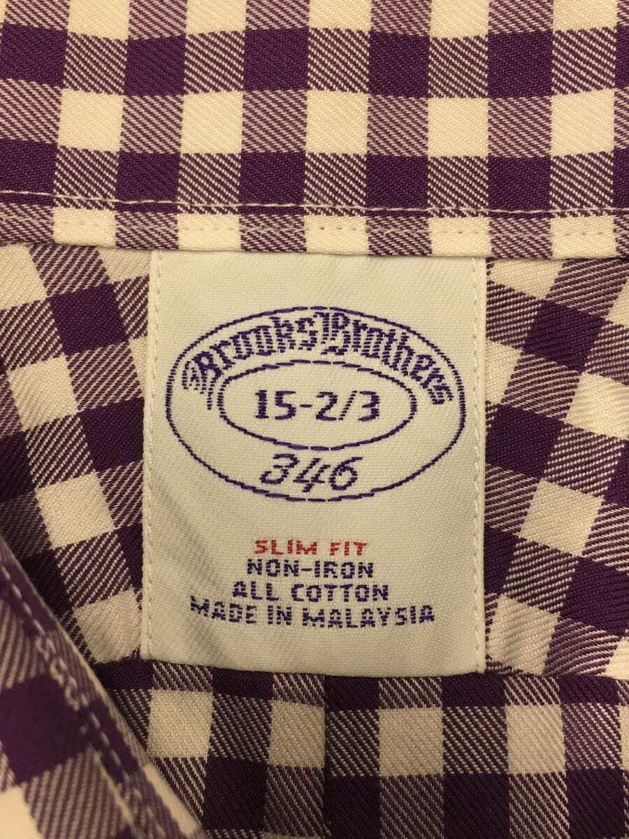 BROOKS BROTHERS◆長袖シャツ/-/コットン/PUP/チェック_画像3