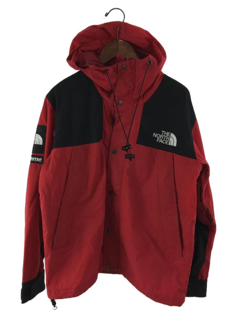 THE NORTH FACE◆WAXED COTTON PARKA/M/コットン/RED/無地