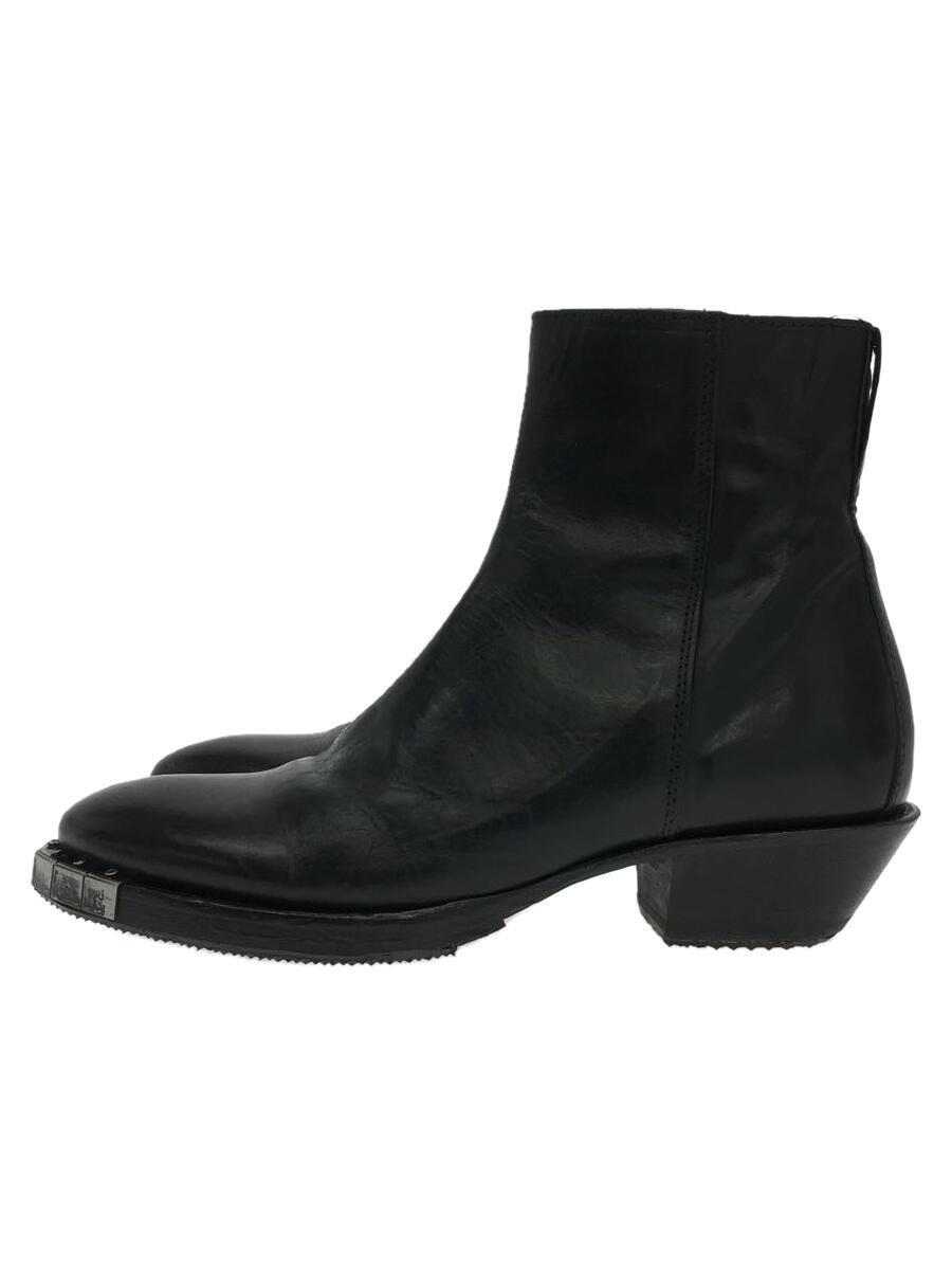 MOMA◆ブーツ/38/BLK/レザー/Stella Nero Low Ankle Boots