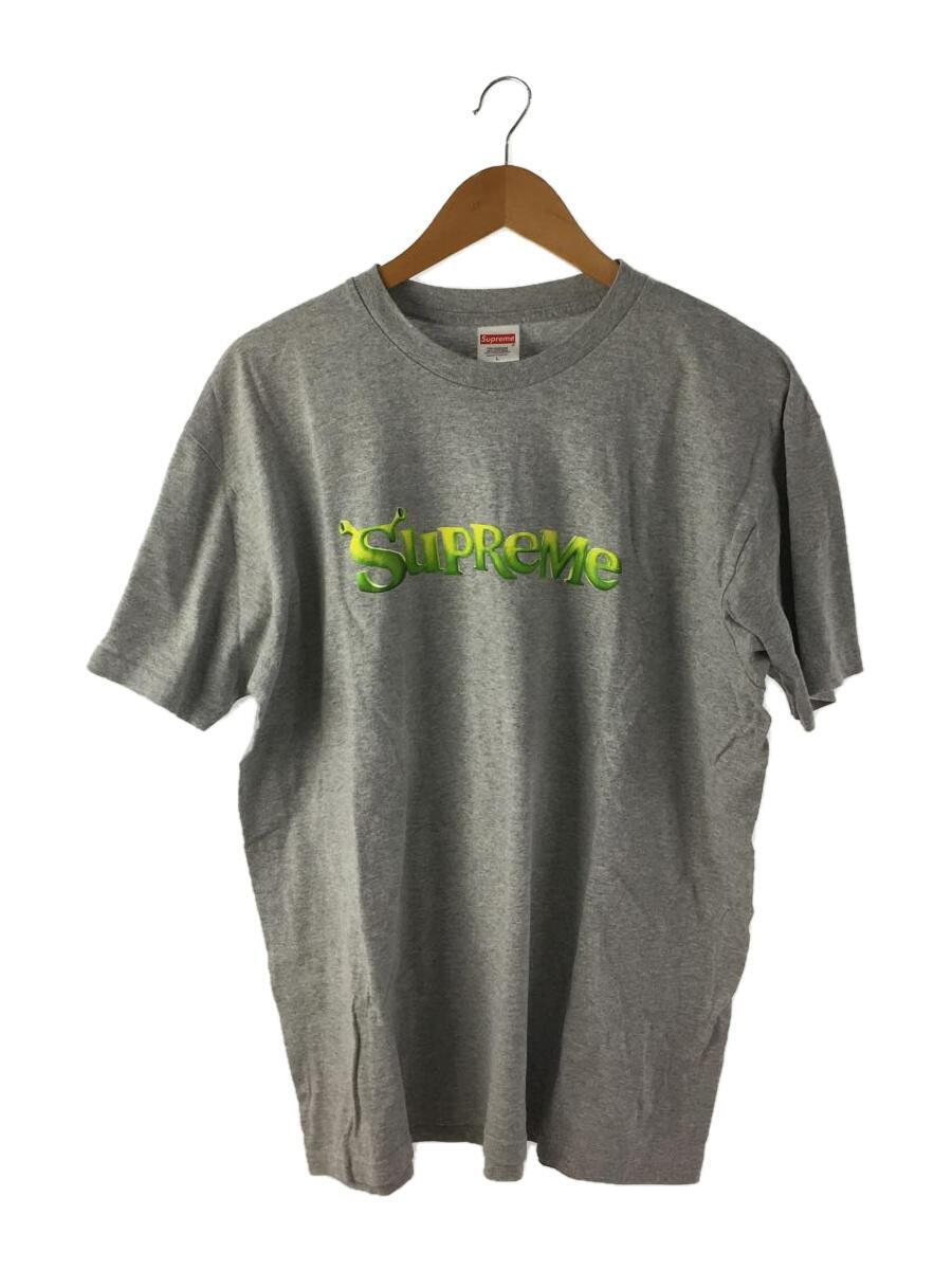 Supreme◆21AW/Shrek Tee/Tシャツ/L/コットン/GRY