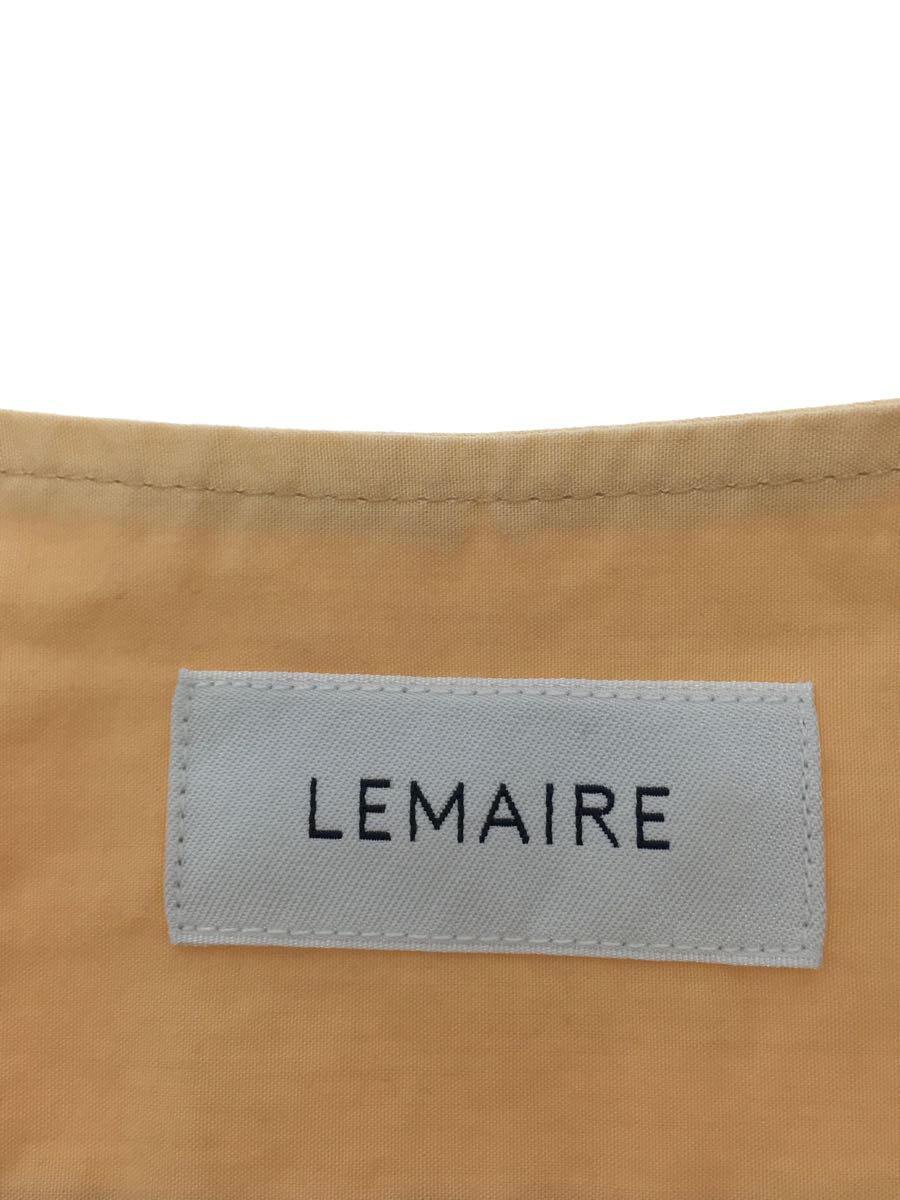 LEMAIRE◆プルオーバーシャツ/長袖シャツ/コットン/イエロー/プルオーバーシャツ/ルメール/デザイナーズ_画像3