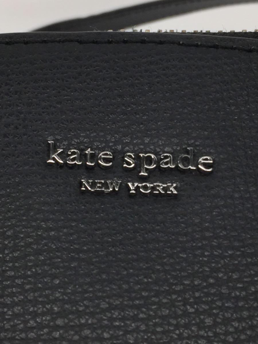 kate spade new york◆ショルダーバッグ/レザー/BLK/無地/PXRUA277_画像5