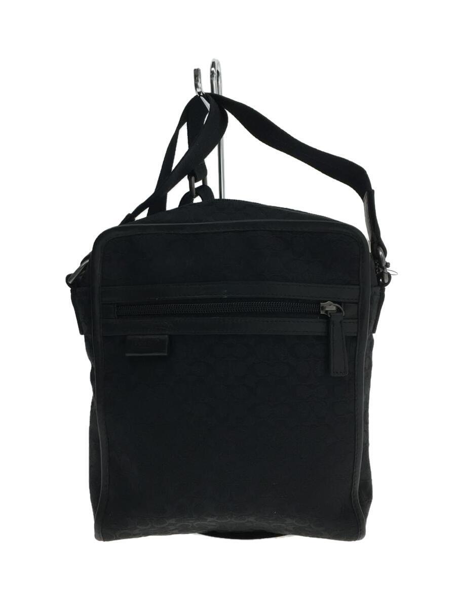 高品質の激安 COACH◇ショルダーバッグ/キャンバス/BLK/総柄/F70698