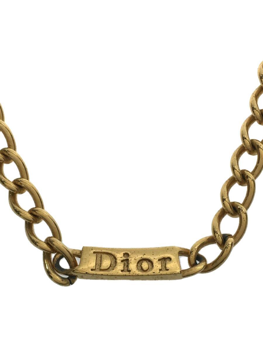 Christian Dior◆ネックレス/-/GLD/トップ有/メンズ