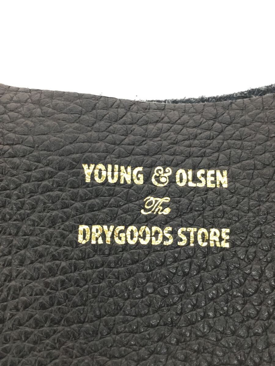 新作モデル YOUNG STORE/擦れ使用感有/レザー/BLK OLSEN◇DRYGOODS