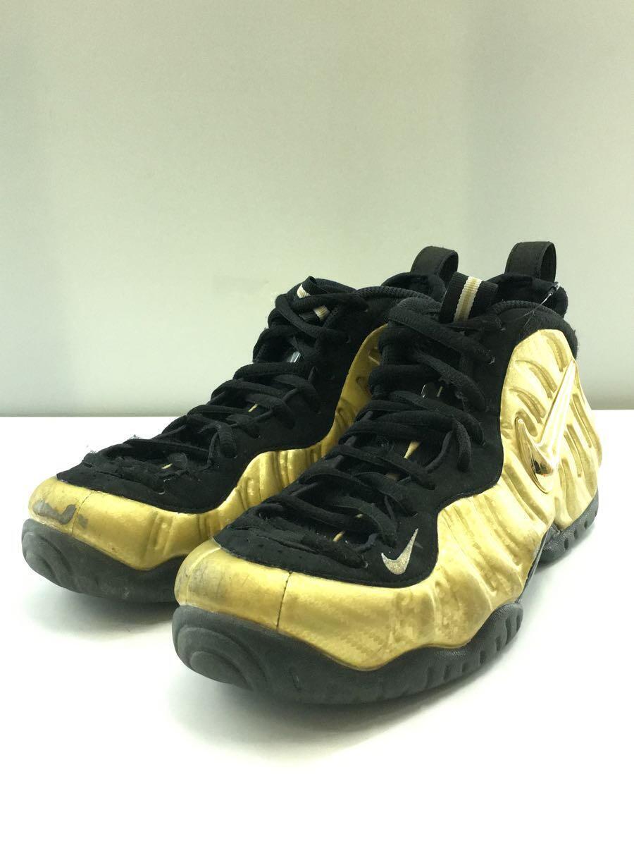 NIKE◆Foamposite Pro/ローカットスニーカー/26cm/GLD/624041-701_画像2