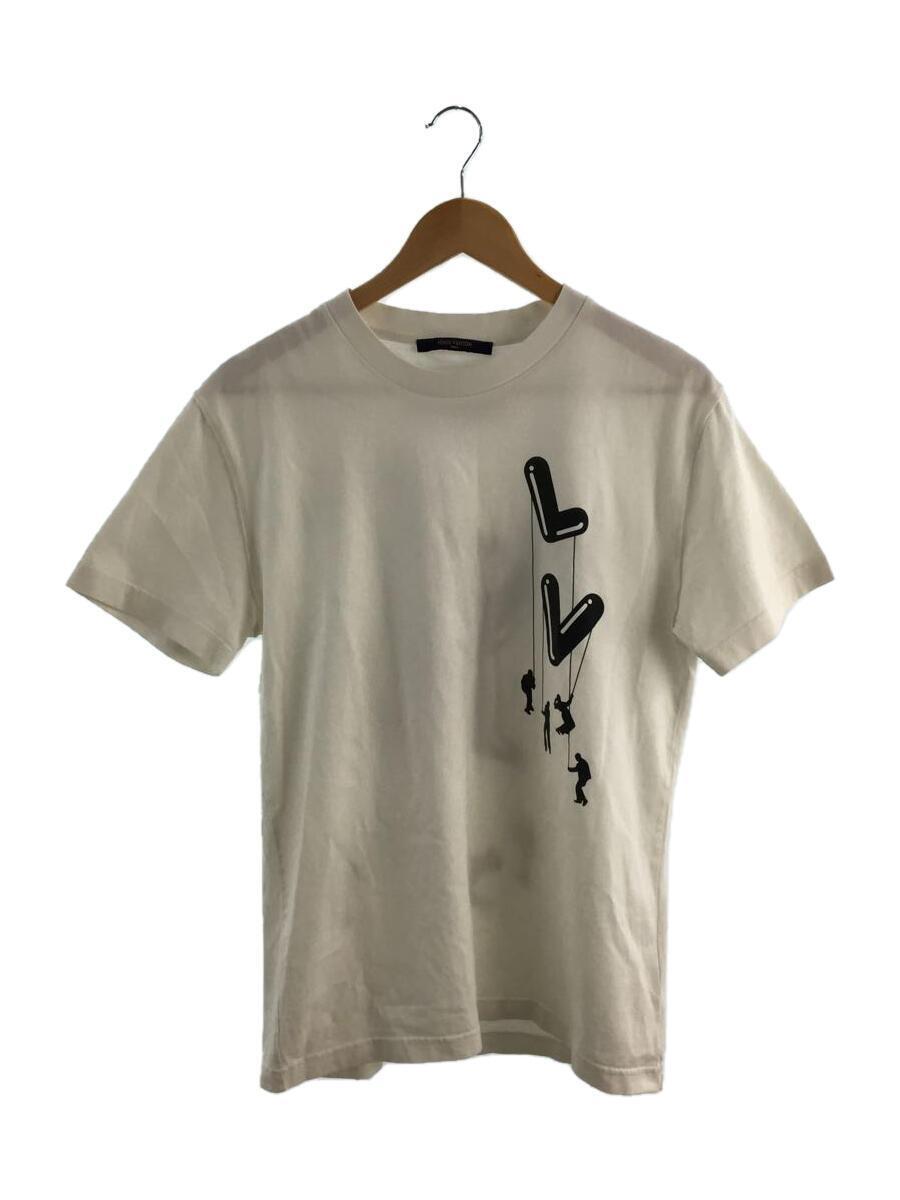 LOUIS VUITTON◆21SS/フロウティングプリンテッドTシャツ/クルーネックカットソー/M/LV/RM211 NPG HKY86W