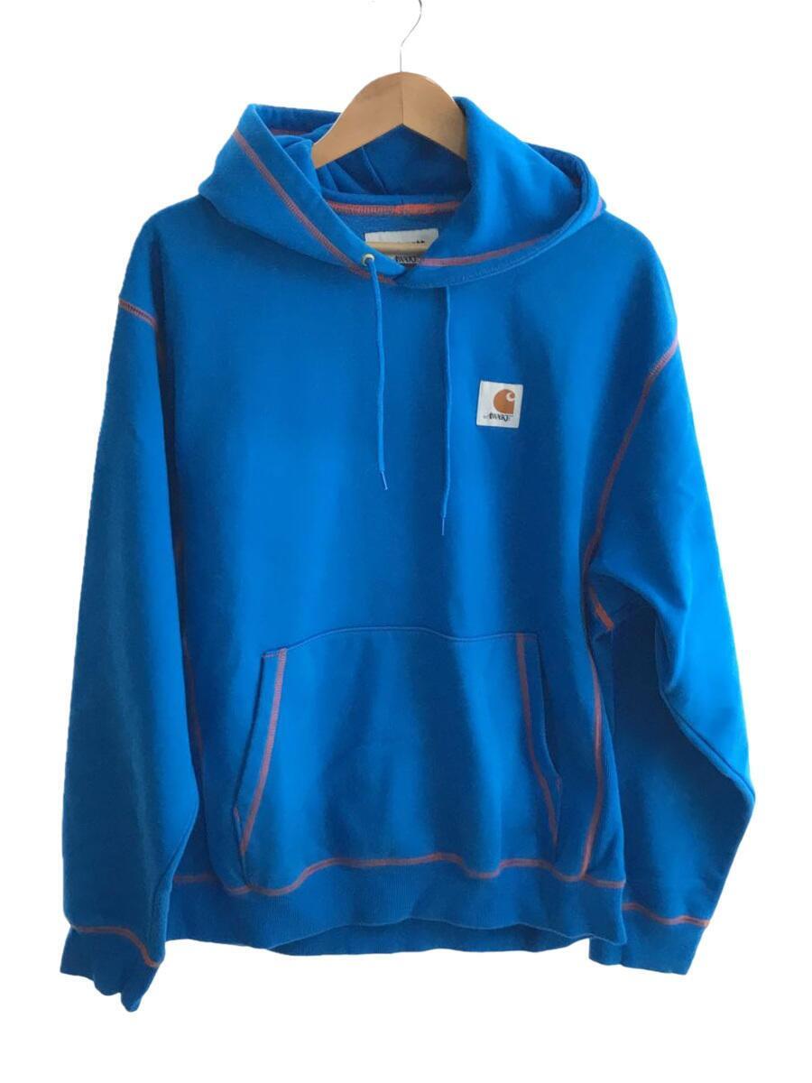 Carhartt◆パーカー/L/コットン/BLU