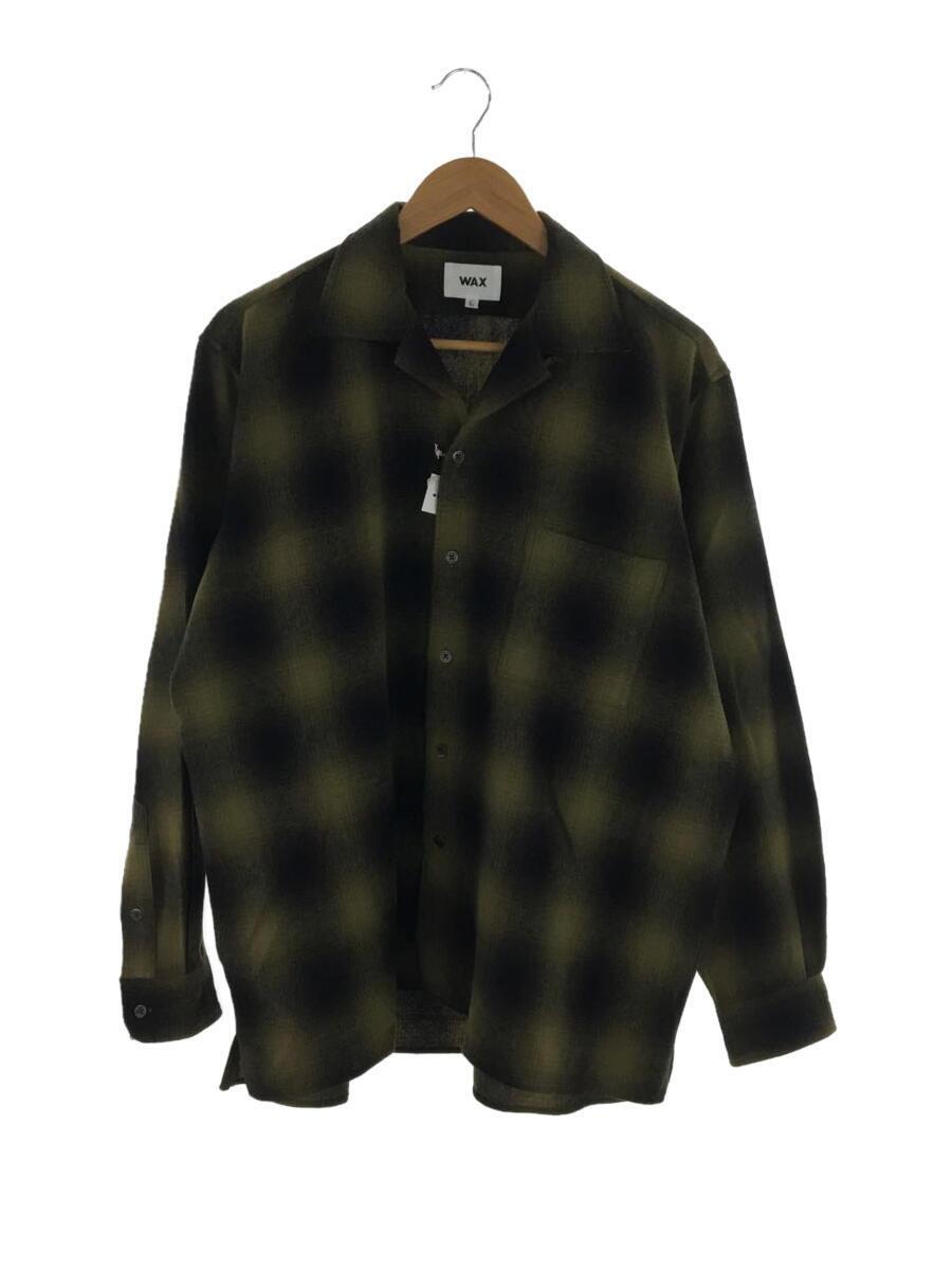 Shadow check open shirts/WAX/L/オンブレCK/WX-0237