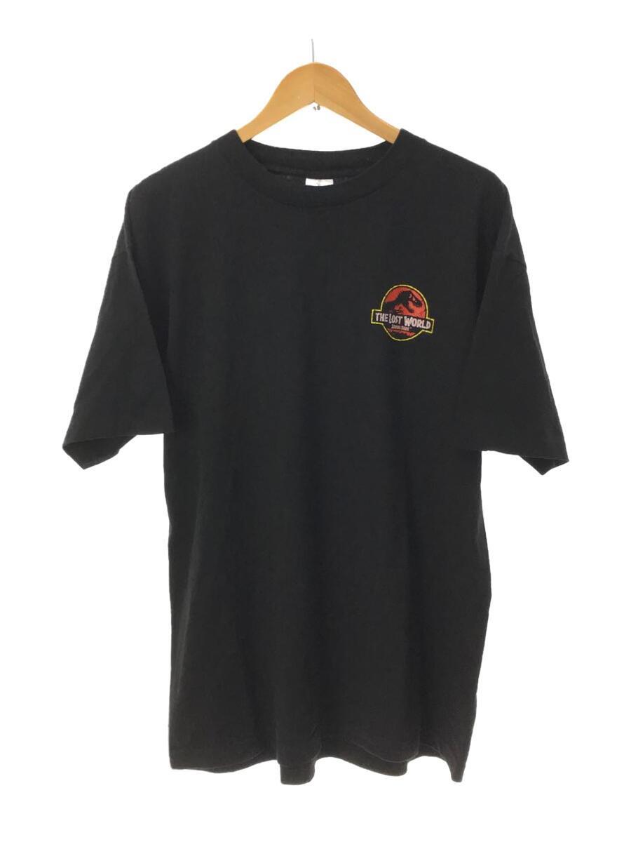 Murina◆ロストワールド/JURASSIC PARK/MOVIE T/Tシャツ/XL/コットン/BLK