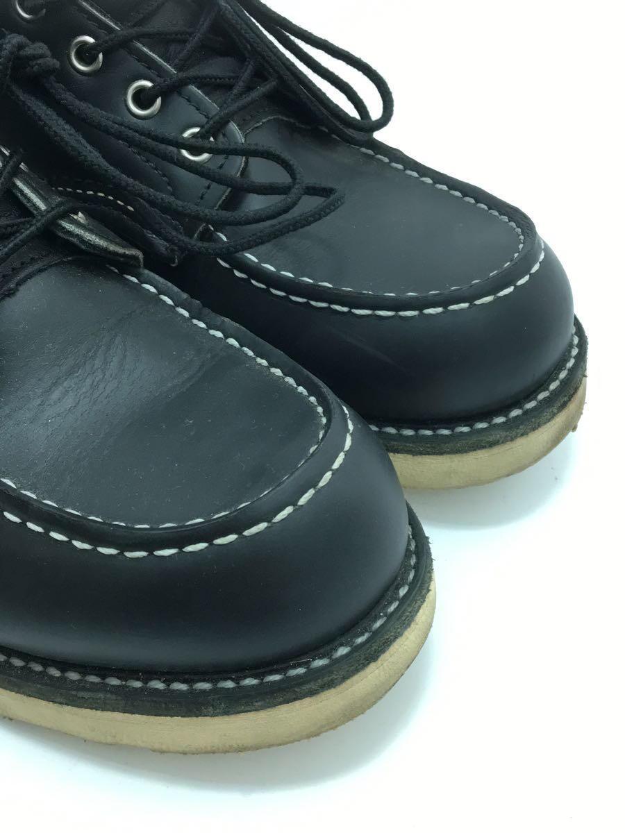 RED WING◇レースアップブーツ/US8.5/BLK/レザー/8130-