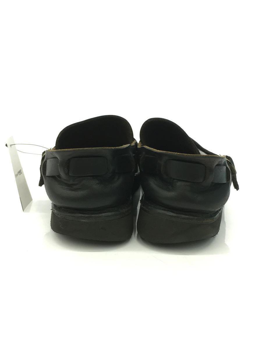 AURORA SHOES◆シューズ/US7.5/BLK/レザー_画像6