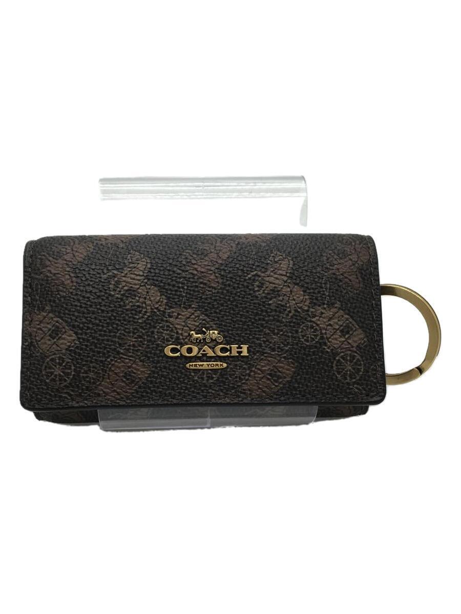 海外 正規品】 COACH◇キーケース/-/BRW/メンズ/C9612 キーケース