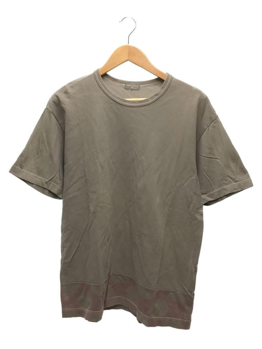 COMME des GARCONS HOMME◆Tシャツ/-/コットン/GRY/HE-T018/AD2001/切替ドット_画像1