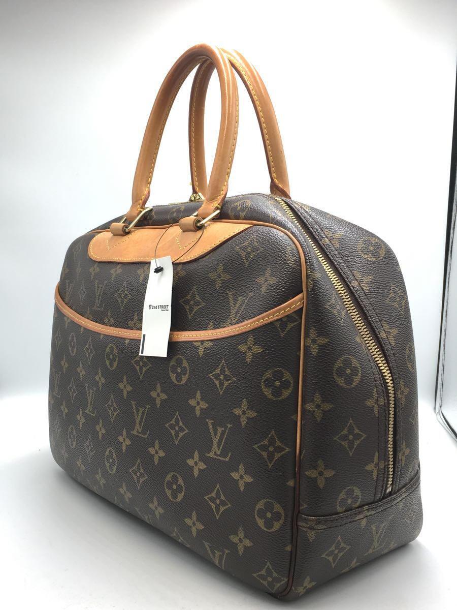 LOUIS VUITTON◆トゥルーヴィル_モノグラム_BRW/PVC/BRW_画像2