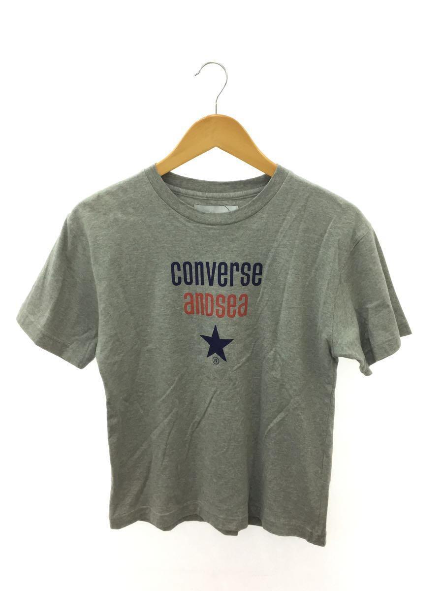 CONVERSE TOKYO◆Tシャツ/1/コットン/GRY/A2808UTS900_画像1