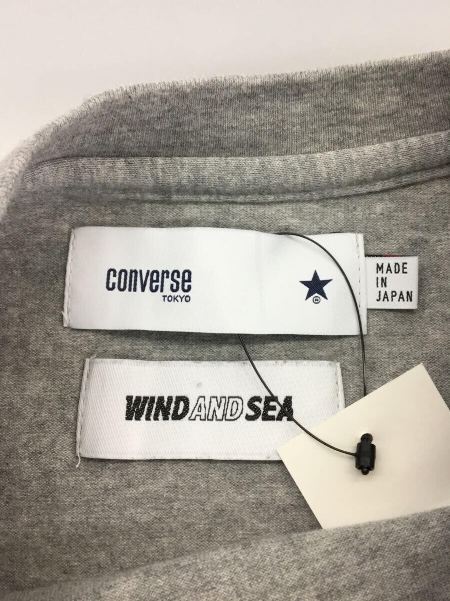 CONVERSE TOKYO◆Tシャツ/1/コットン/GRY/A2808UTS900_画像3