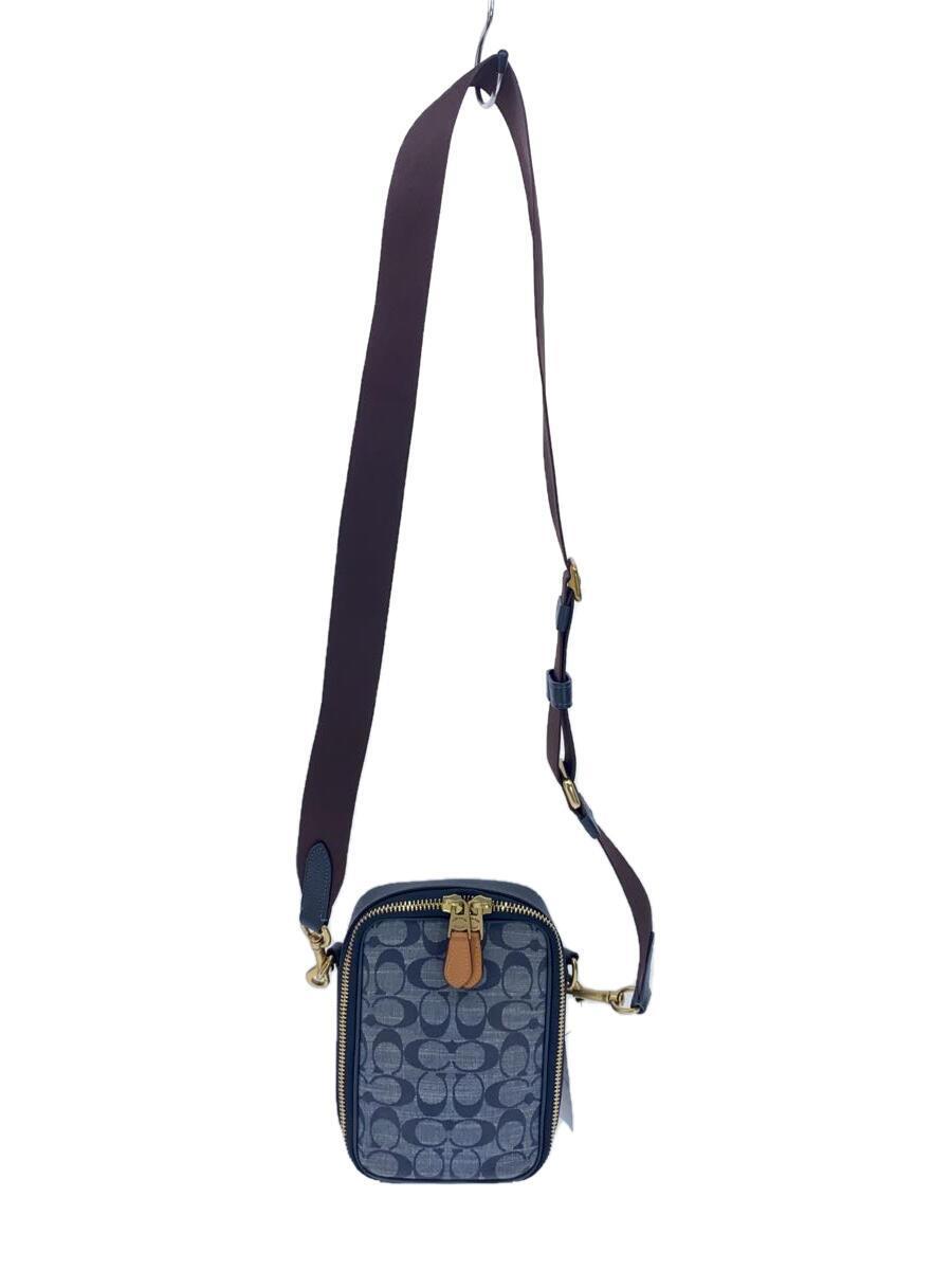 高知インター店】 COACH◇ショルダーバッグ/シグネチャー/キャンバス