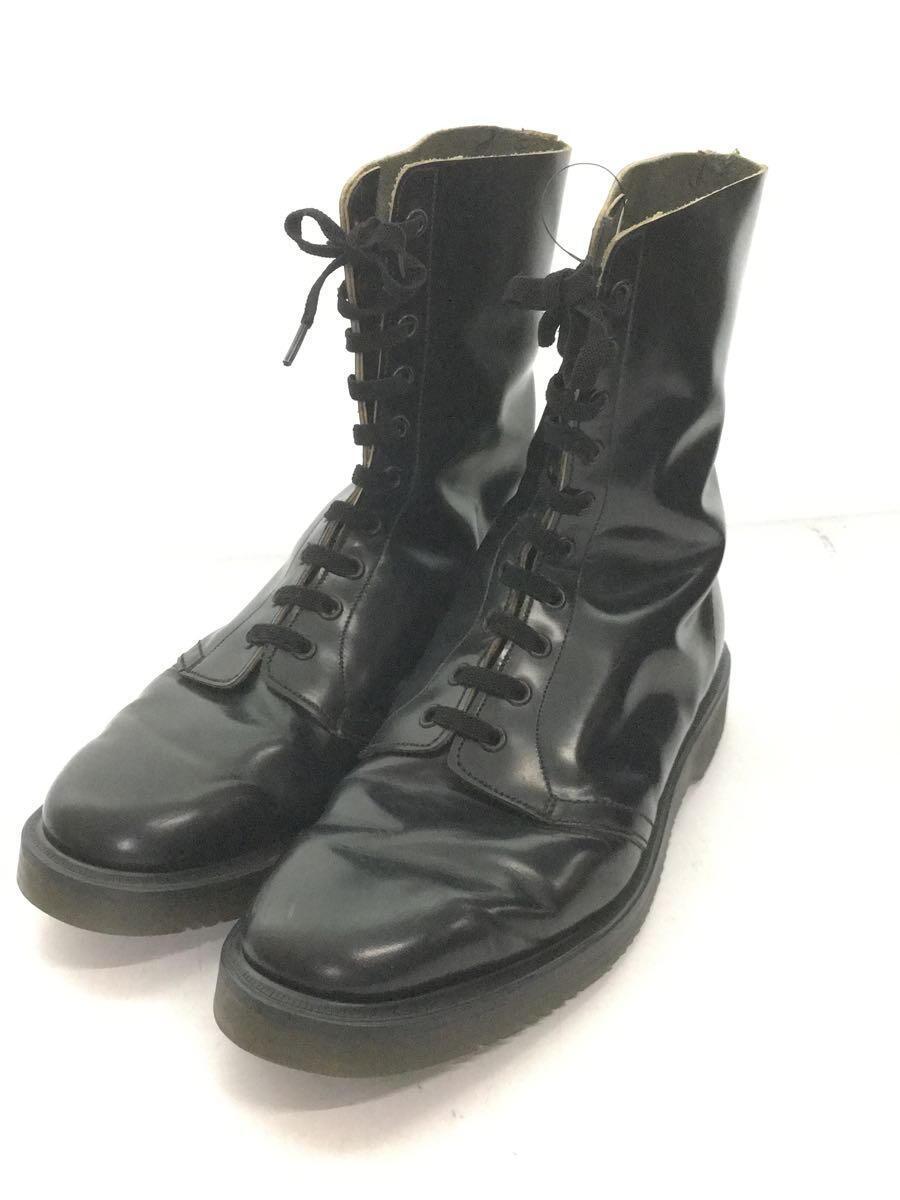 GEORGE COX* Astro no-tsu boots / race up boots /UK8.5/BLK/ leather 