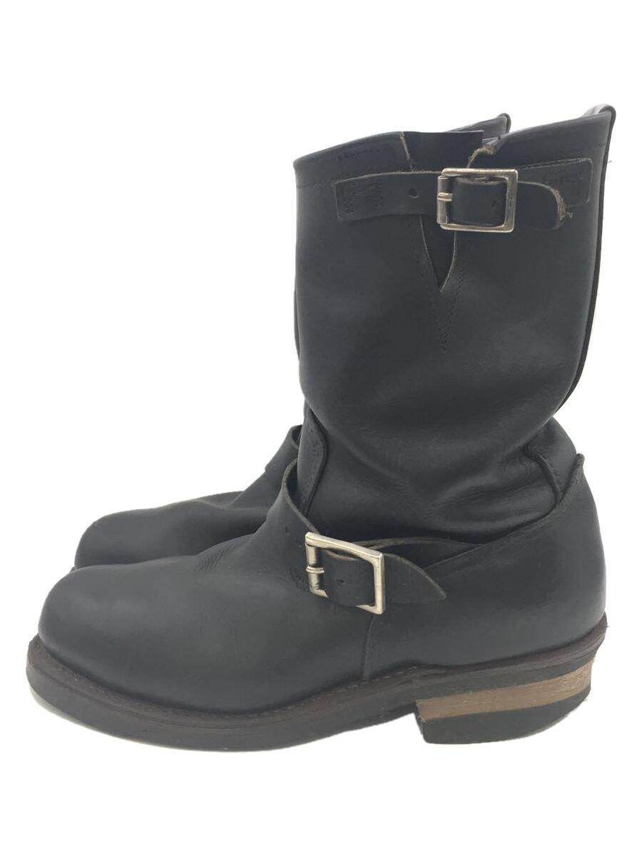 憧れの RED WING◇エンジニアブーツ/US8/BLK/D9085 26.0cm - theone