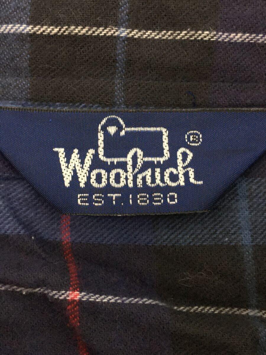 Woolrich◆長袖シャツ/L/コットン/NVY/チェック/2632_画像3