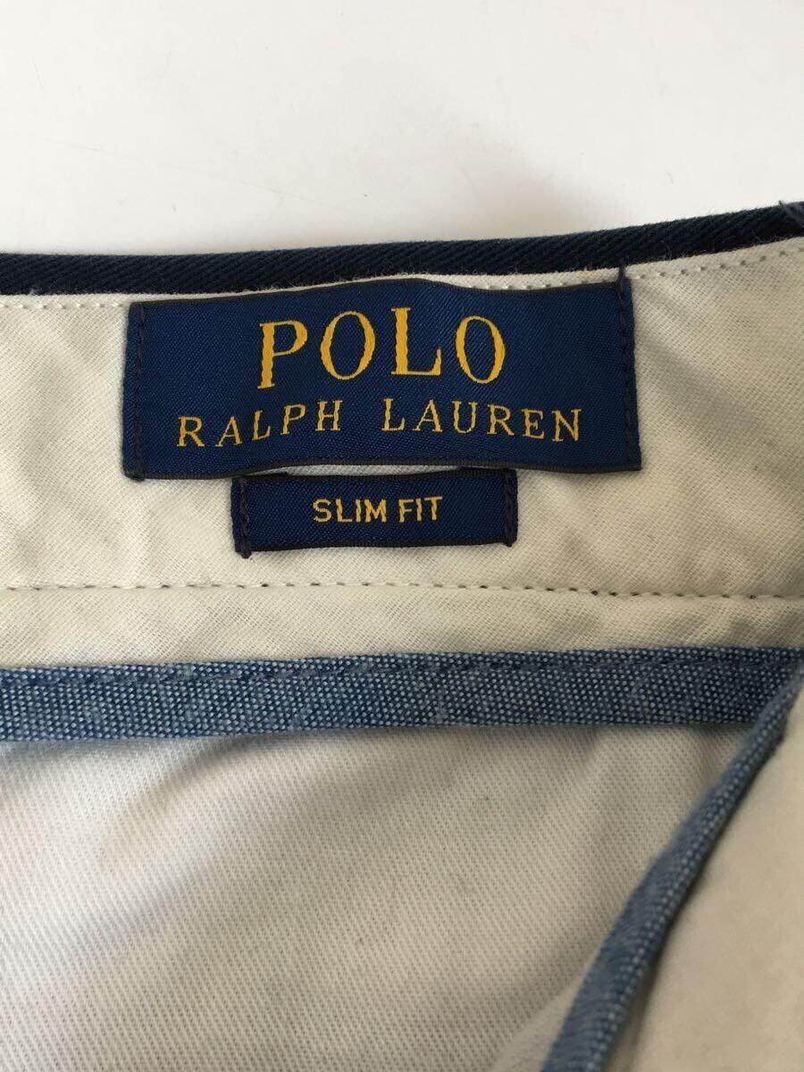 POLO RALPH LAUREN◆ボトム/-/コットン/NVY_画像4