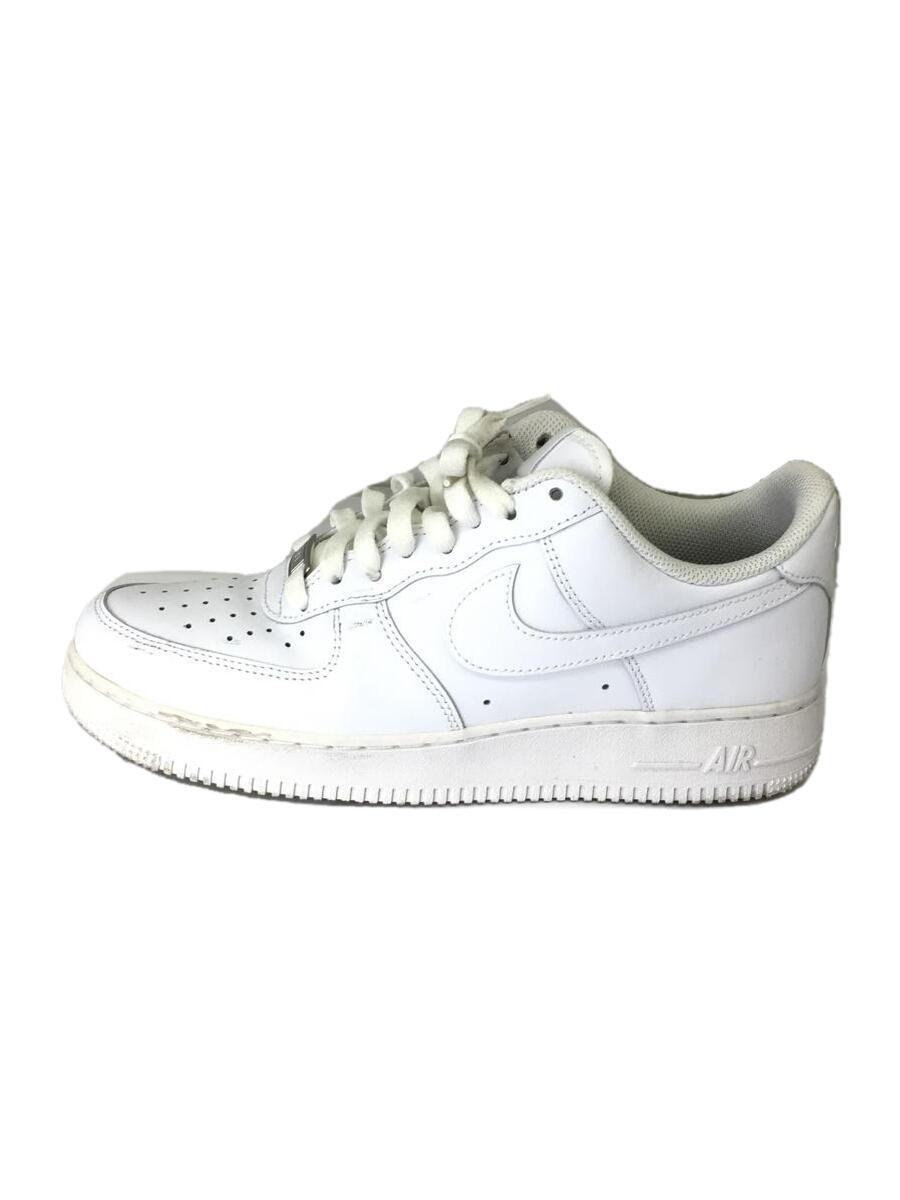 NIKE◆ナイキ/AIR FORCE 1 07_エアフォース 1 07/26cm/ホワイト/レザー