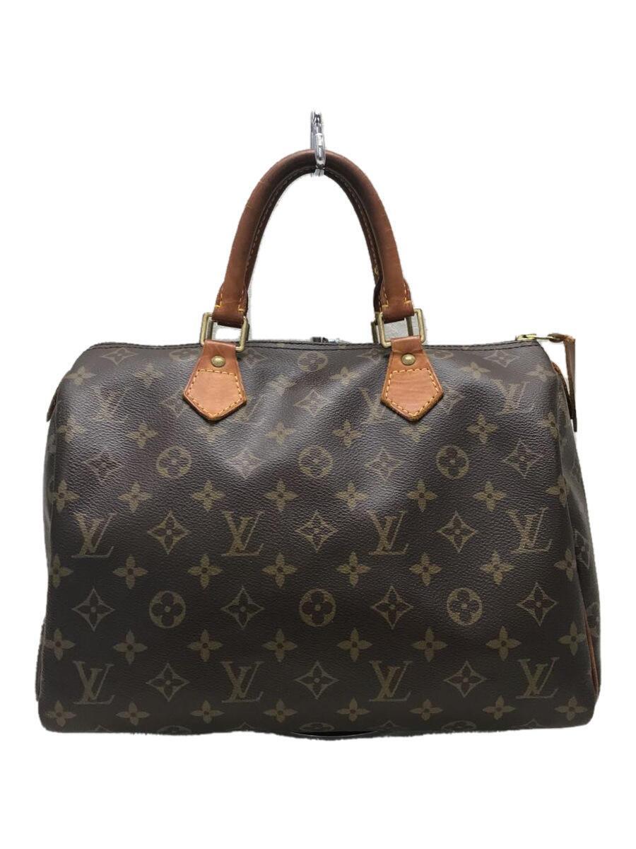 LOUIS VUITTON◇2)スピーディ30_モノグラム・キャンバス_BRW-