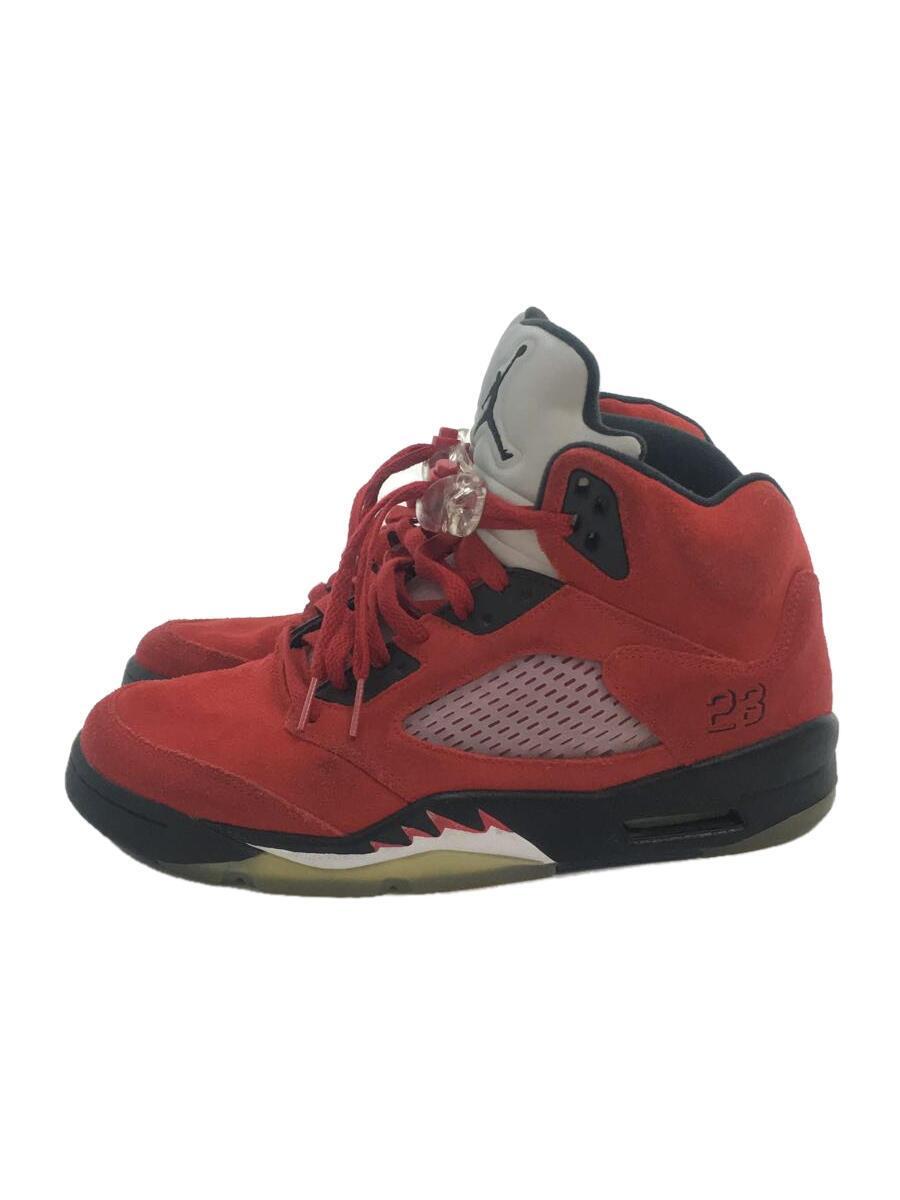 NIKE◆90s/AIR JORDAN 5 RETRO/ハイカット/27.5cm/バーシティレッド/DD587-600