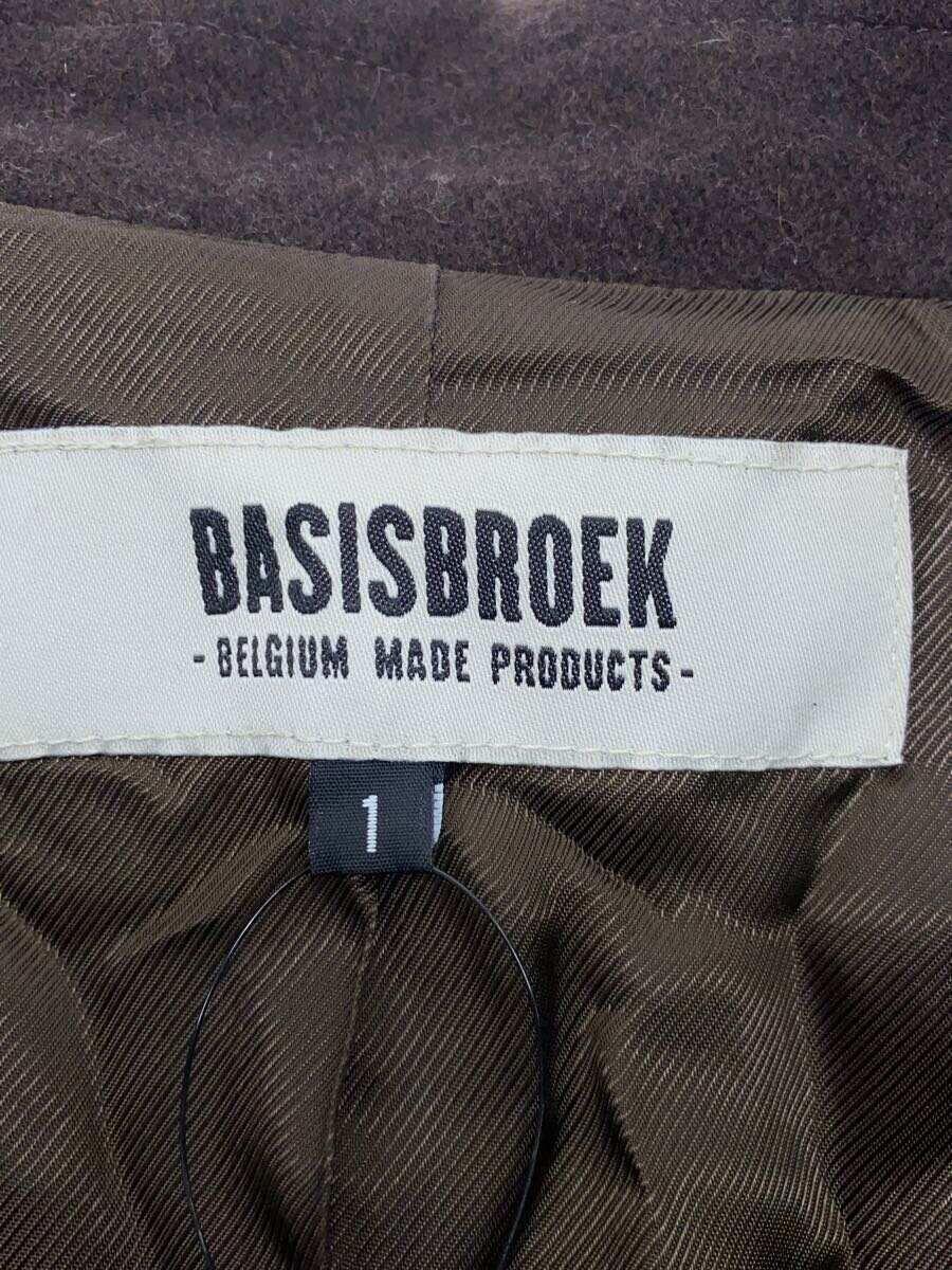 卸し売り購入 Basis broek◇EGGコート/コート/1/ウール/ブラウン/着用