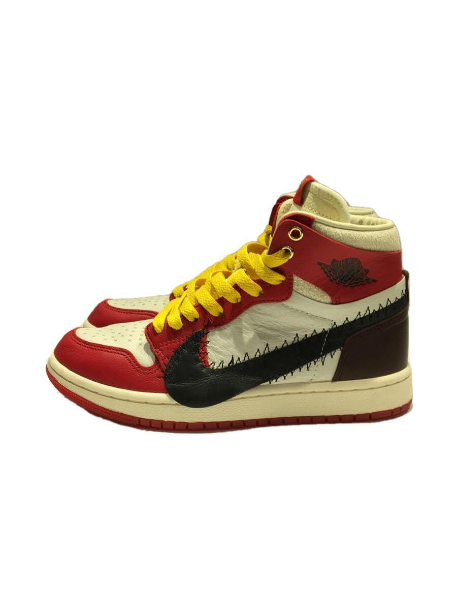 NIKE◆TeyanaTaylor×AirJordan1/ハイカットスニーカー/22.5cm/RED/FJ0604-60