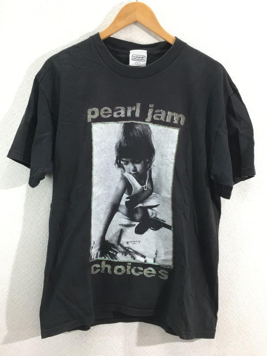90s/PEARL JAM/NICEMANボディ/92年コピーライト/Tシャツ/BLK