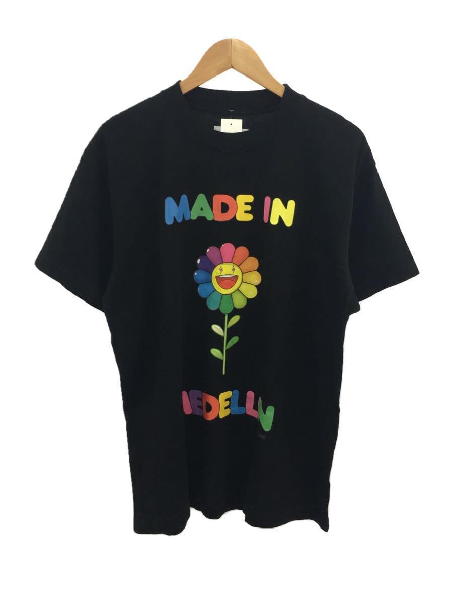 jBalvin×村上隆Tシャツ/L/コットン/BLK/プリント