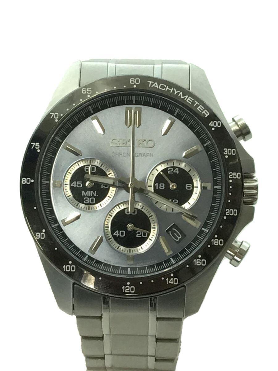 新しい SEIKO◇クォーツ腕時計/アナログ/-/WHT/SLV/BT63-0000