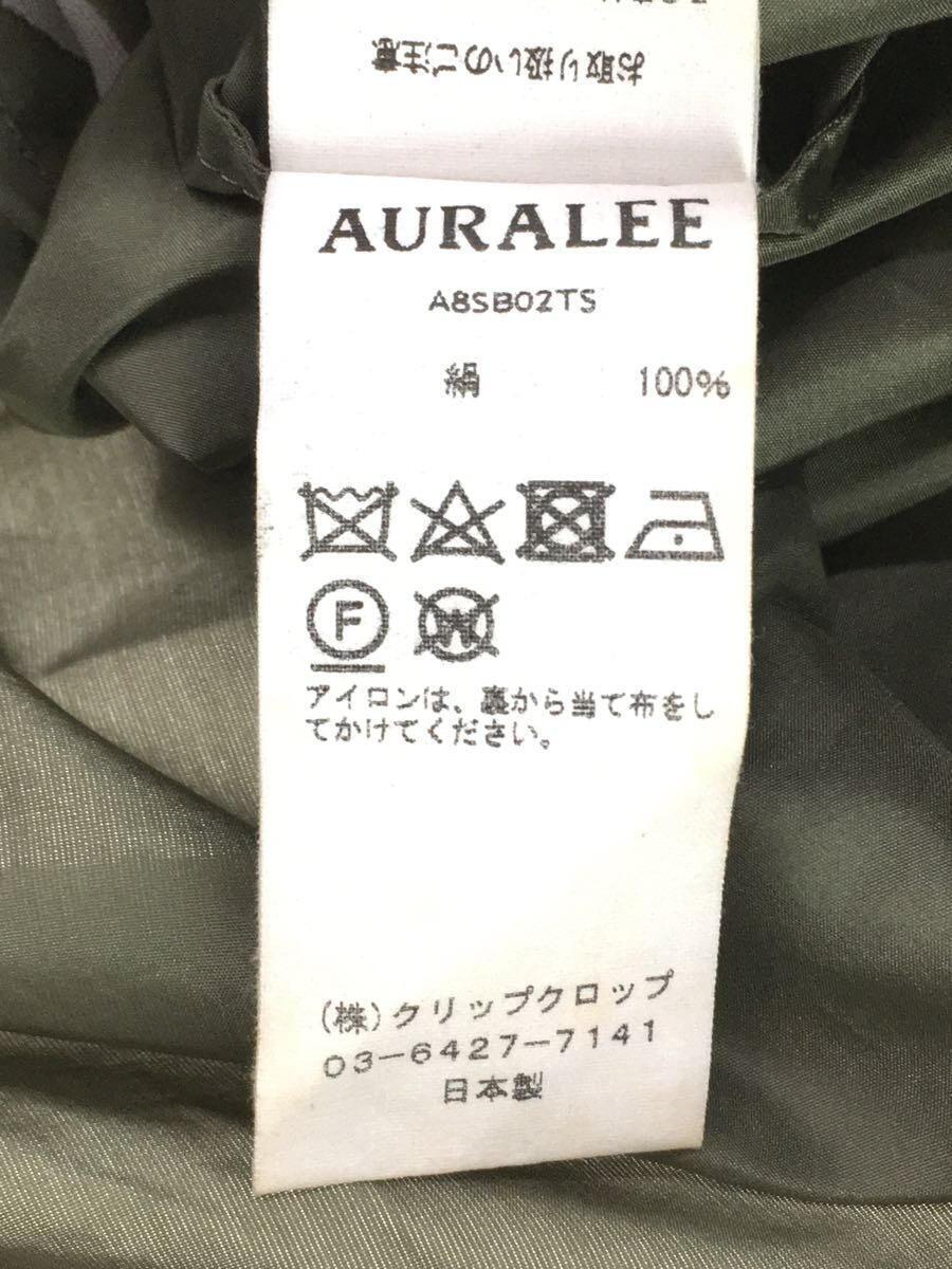 AURALEE◆ブルゾン/3/シルク/KHK/無地/A8SB02TS_画像5