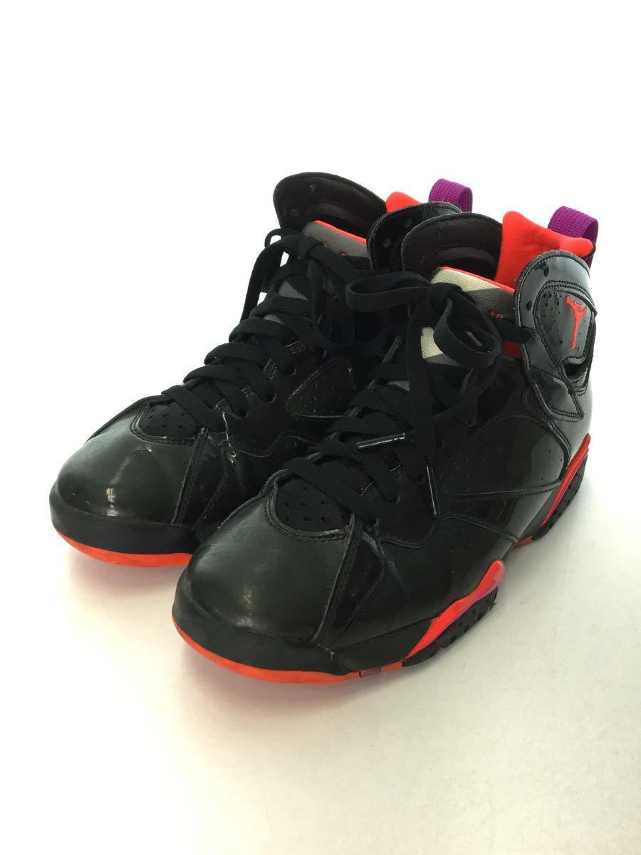 NIKE◆WMNS AIR JORDAN 7 RETRO/ウィメンズエアジョーダン7レトロ/ブラック/313358-006_画像2