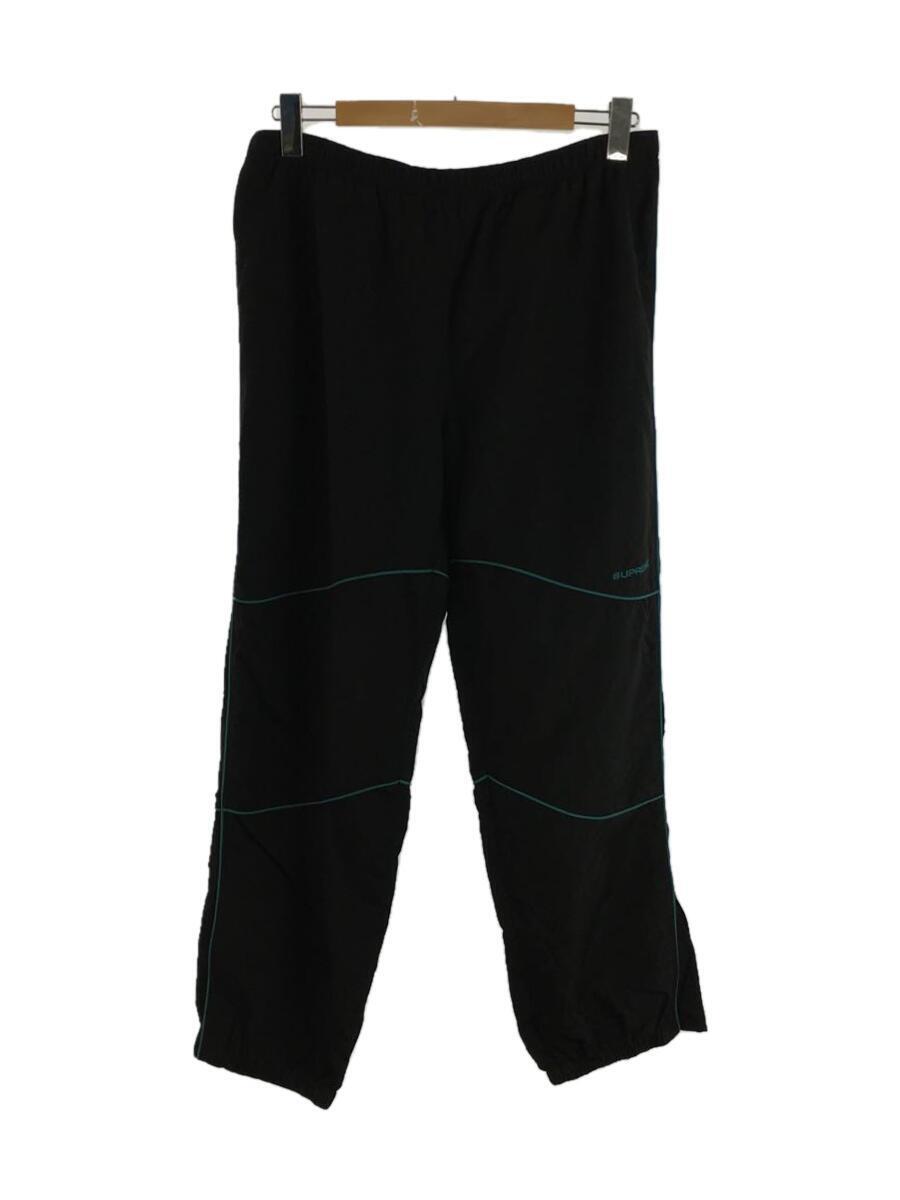 Supreme◆19SS/PIPING TRACK PANT/ボトム/L/ナイロン/BLK