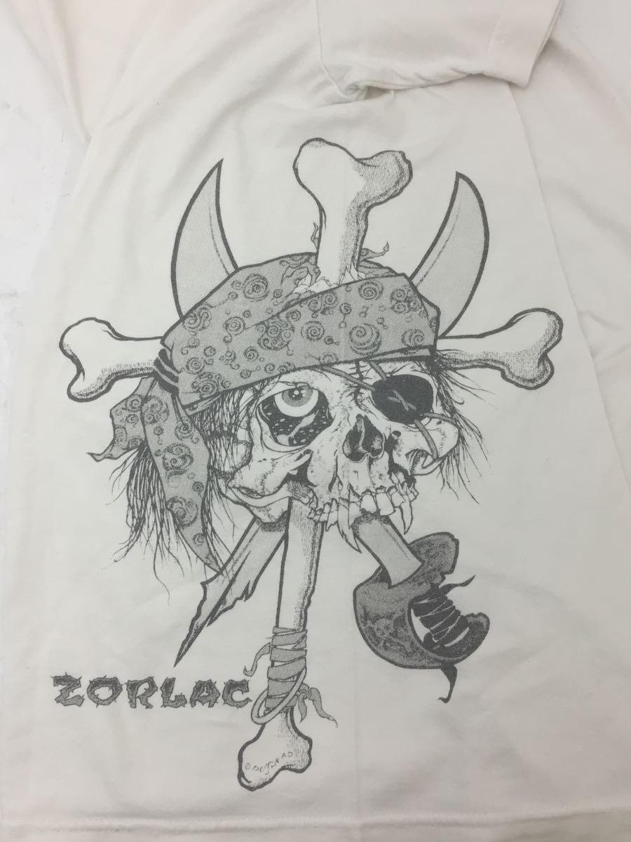 Tシャツ/M/コットン/WHT/無地/ZORLAC_画像6