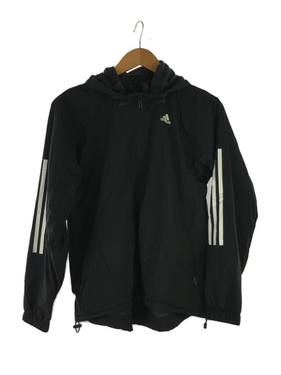 adidas◆ジップパーカー/M/ナイロン/BLK/HM2751_画像1