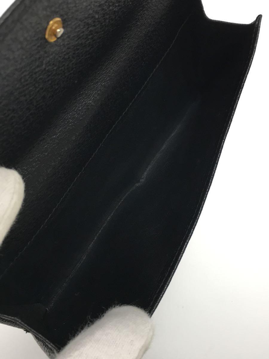 GUCCI◇Wホック長財布/レザー/BLK/無地/035・2149・1664 - 長 GUCCI◇Wホック長財布/レザー/BLK/無地/035・2149・1664 - 長