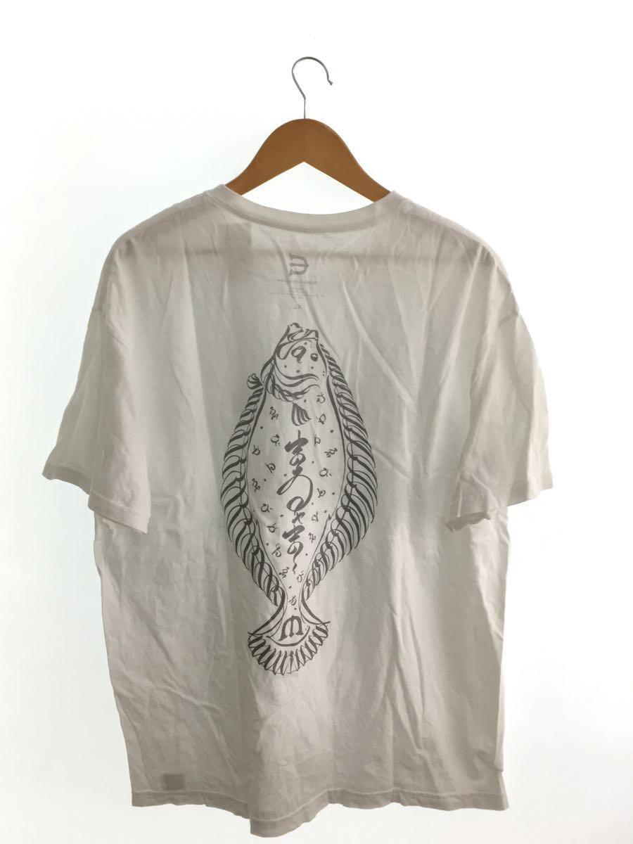 Evisen skateboards◆Tシャツ/XL/コットン/WHTの画像2