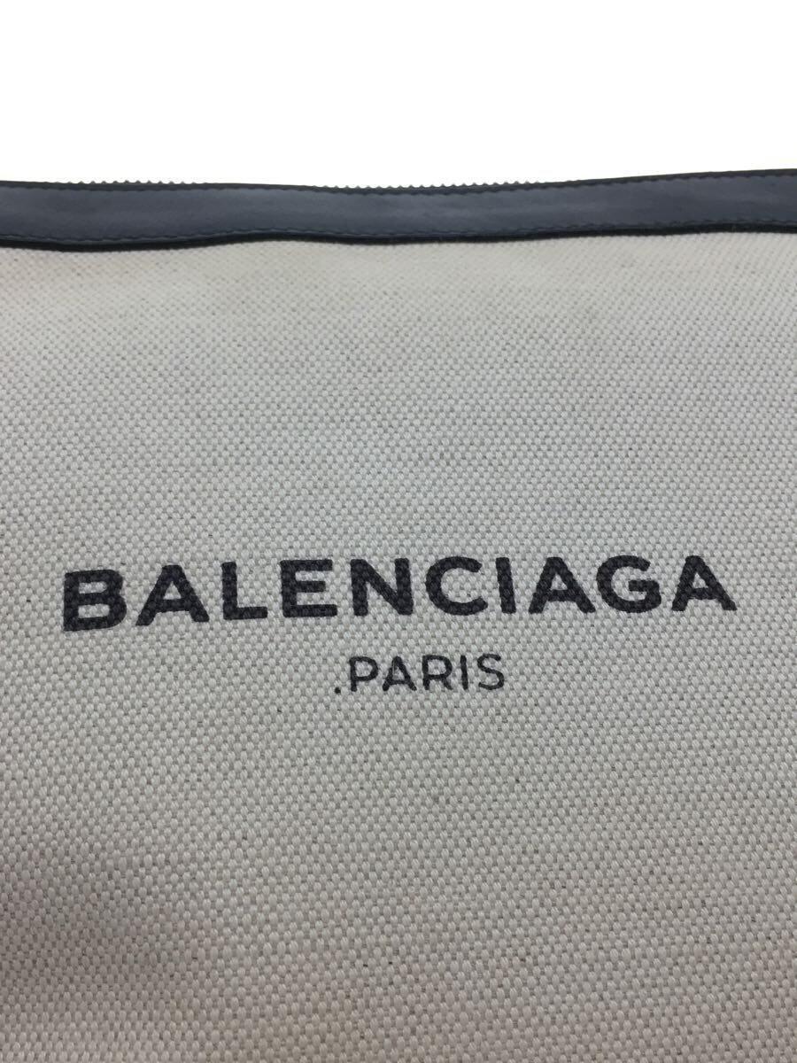 BALENCIAGA◆セカンドバッグ/コットン/WHT/373834_画像5