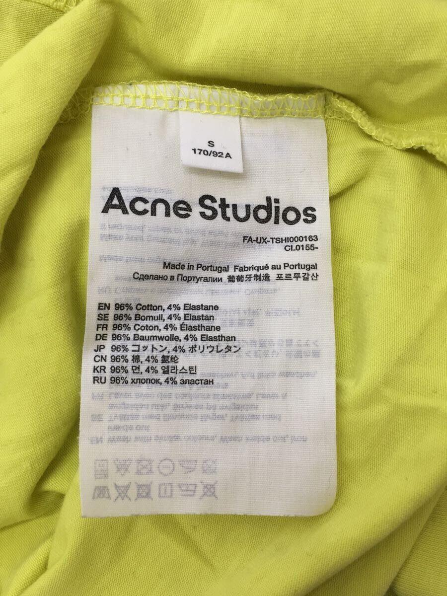 Acne Studios(Acne)◆Tシャツ/S/コットン/YLW/CL0155_画像4