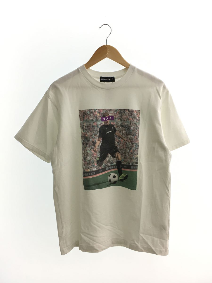GOD SELECTION XXX◆×GOD SELECTION/21SS/PLAYER TEE/Tシャツ/M/コットン/WHT/プリント