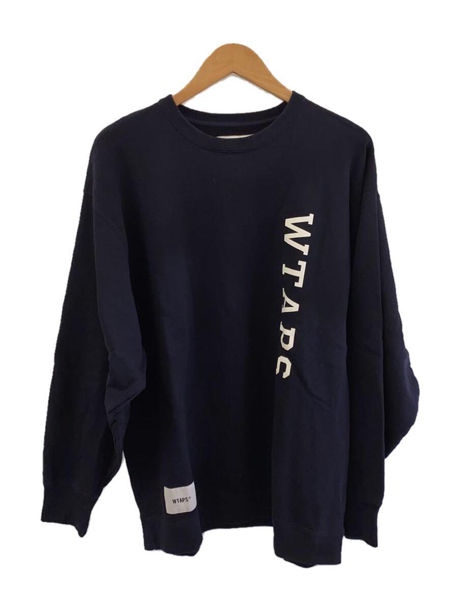 WTAPS◆スウェット/3/コットン/NVY/231ATDT-CSM02