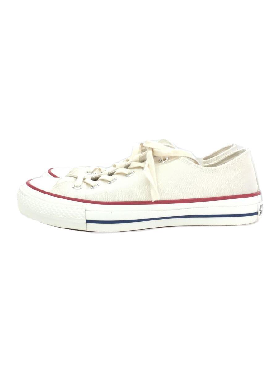 CONVERSE◆CANVAS ALL STAR J OX/MADE IN JAPAN/26cm/WHT_画像1