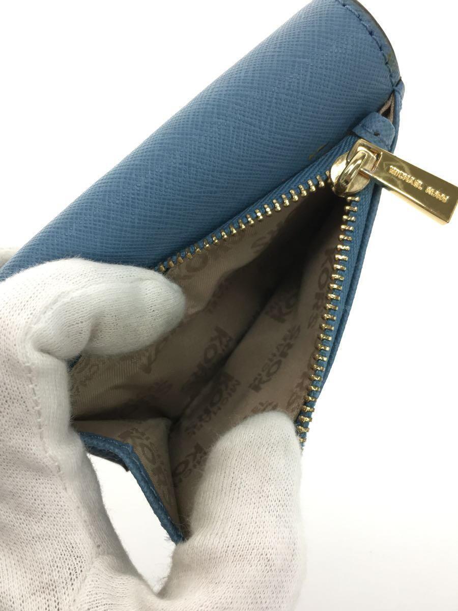 MICHAEL KORS◆3つ折り財布/-/BLU/レディース_画像5