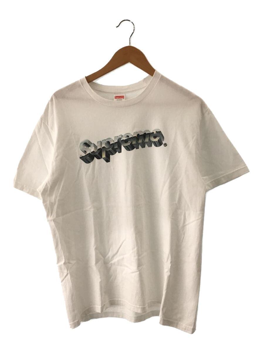 Supreme◇20SS/Chrome Logo Tee/Tシャツ/M/コットン/WHT-