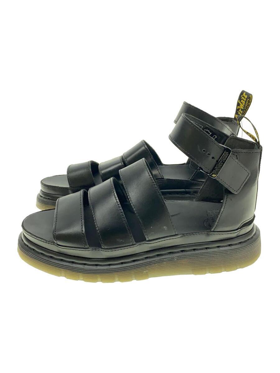 Dr.Martens◆サンダル/UK7/BLK/レザー/clarissa2