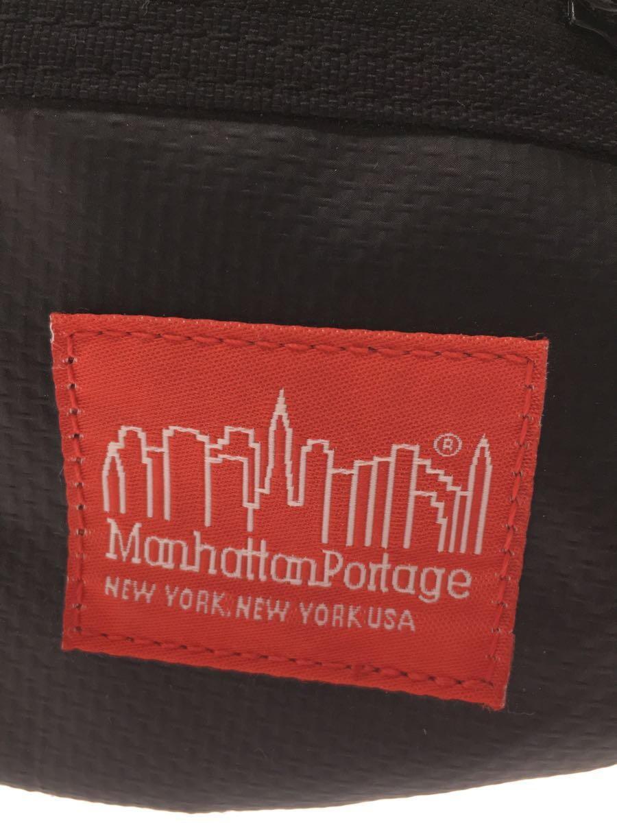 Manhattan Portage◆ウエストバッグ/PVC/BLK/無地_画像5